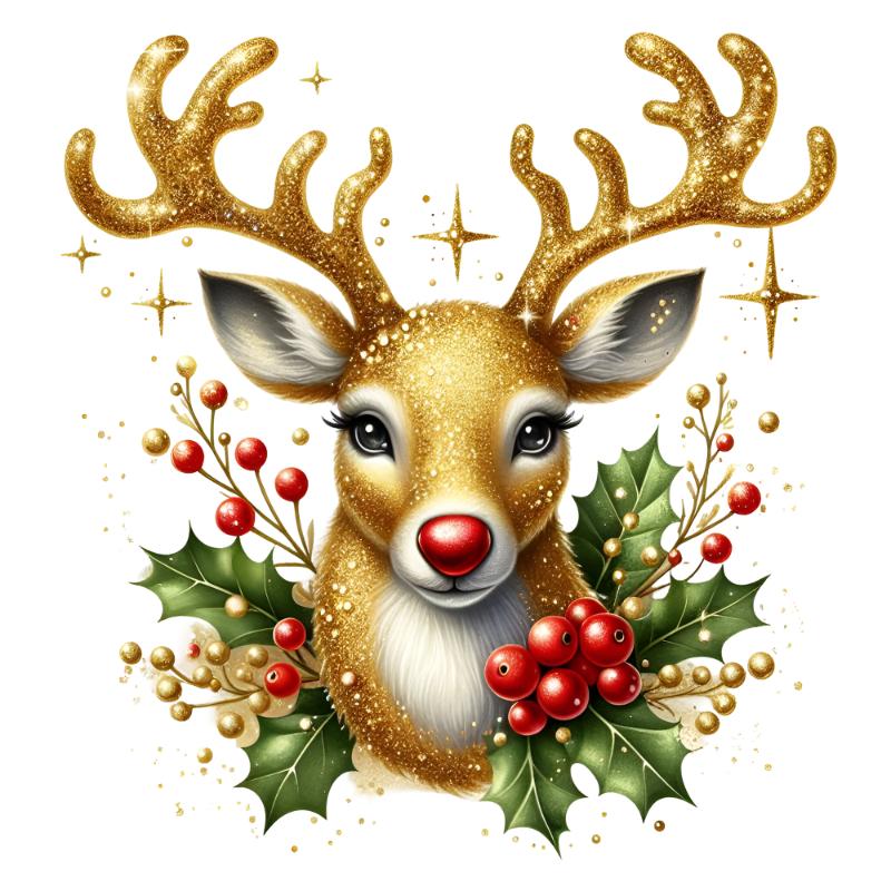 Heat transfers Iron on stickers  Chrismas winter 1194 for Tshirts Iron on Decal Patches Stickers Clothes Hat Pillows DIY Crafts