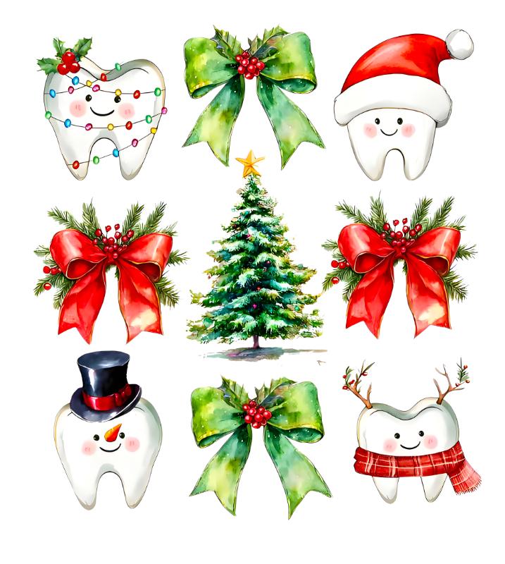 Heat transfers Iron on stickers  Chrismas winter 1182 for Tshirts Iron on Decal Patches Stickers Clothes Hat Pillows DIY Crafts