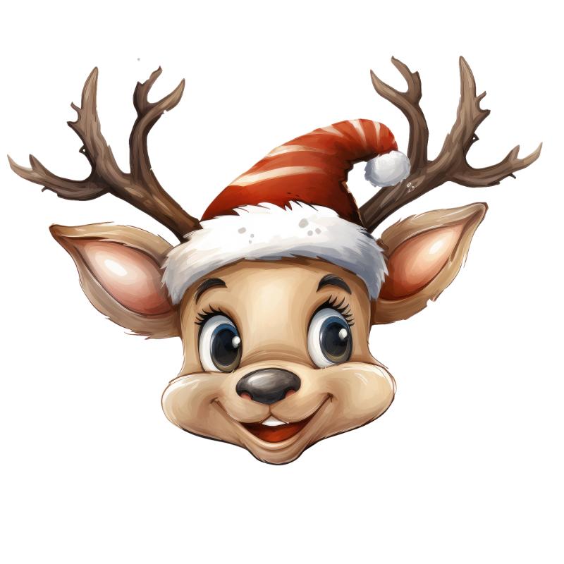 Heat transfers Iron on stickers  Chrismas winter 1152 for Tshirts Iron on Decal Patches Stickers Clothes Hat Pillows DIY Crafts