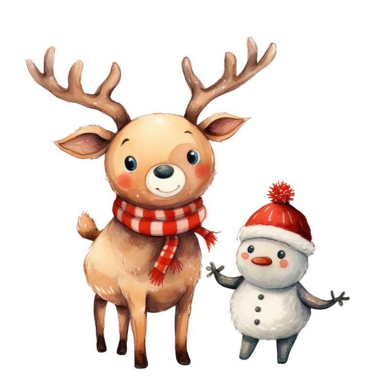 Heat transfers Iron on stickers  Chrismas winter 1142 for Tshirts Iron on Decal Patches Stickers Clothes Hat Pillows DIY Crafts