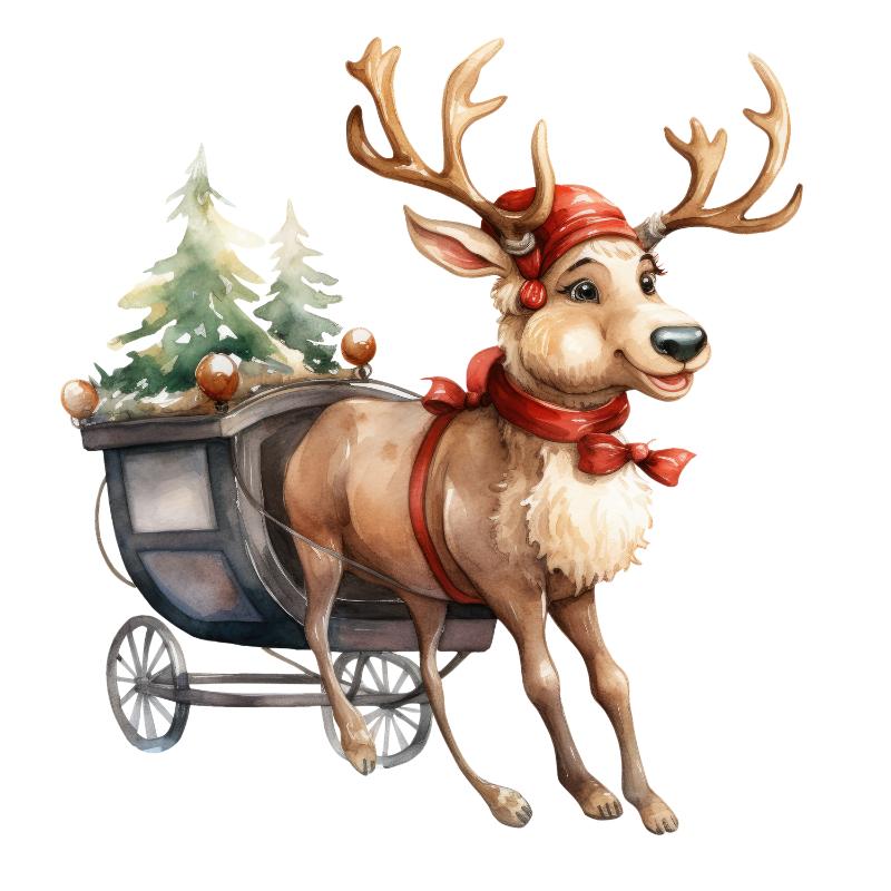 Heat transfers Iron on stickers  Chrismas winter 1136 for Tshirts Iron on Decal Patches Stickers Clothes Hat Pillows DIY Crafts