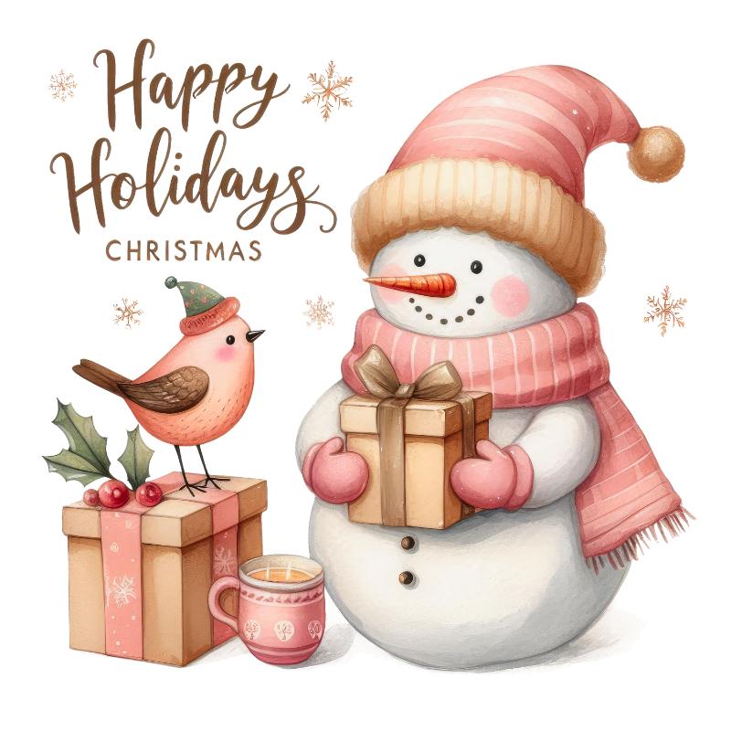 Heat transfers Iron on stickers  Chrismas winter 1127 for Tshirts Iron on Decal Patches Stickers Clothes Hat Pillows DIY Crafts