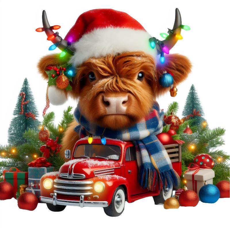 Heat transfers Iron on stickers  Chrismas winter 1072 for Tshirts Iron on Decal Patches Stickers Clothes Hat Pillows DIY Crafts