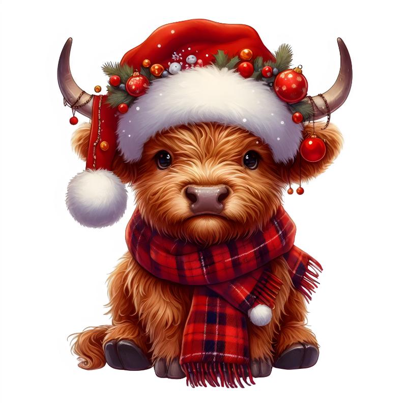 Heat transfers Iron on stickers  Chrismas winter 1068 for Tshirts Iron on Decal Patches Stickers Clothes Hat Pillows DIY Crafts