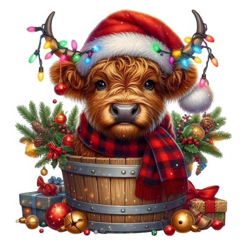 Heat transfers Iron on stickers  Chrismas winter 1062 for Tshirts Iron on Decal Patches Stickers Clothes Hat Pillows DIY Crafts