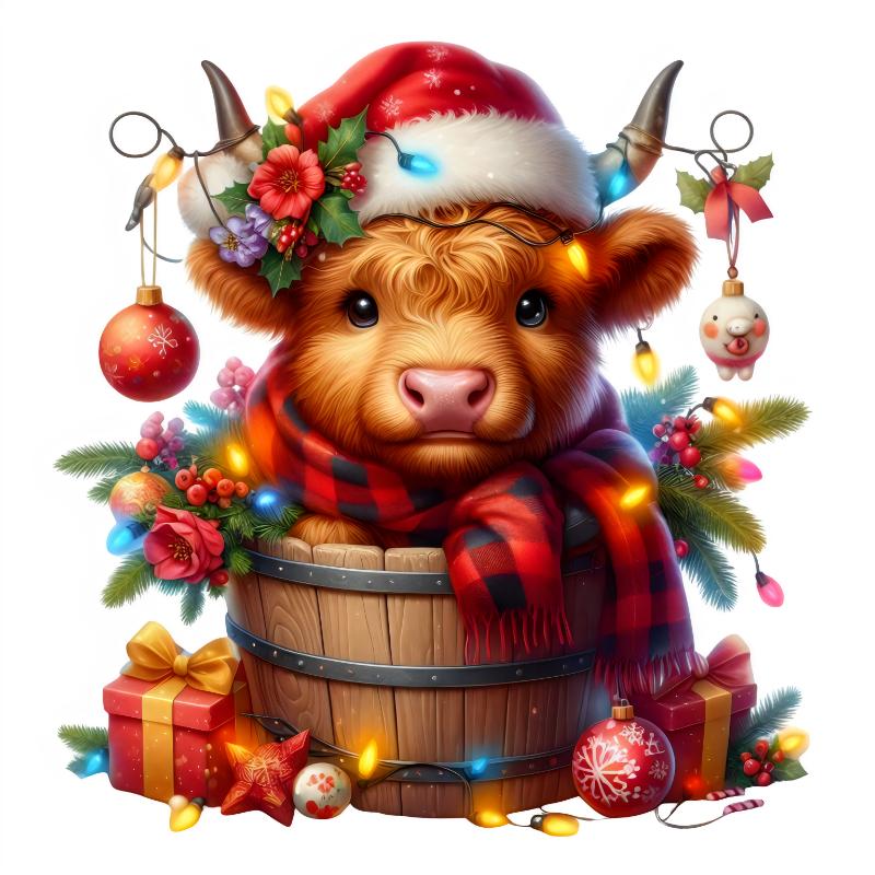 Heat transfers Iron on stickers  Chrismas winter 1060 for Tshirts Iron on Decal Patches Stickers Clothes Hat Pillows DIY Crafts