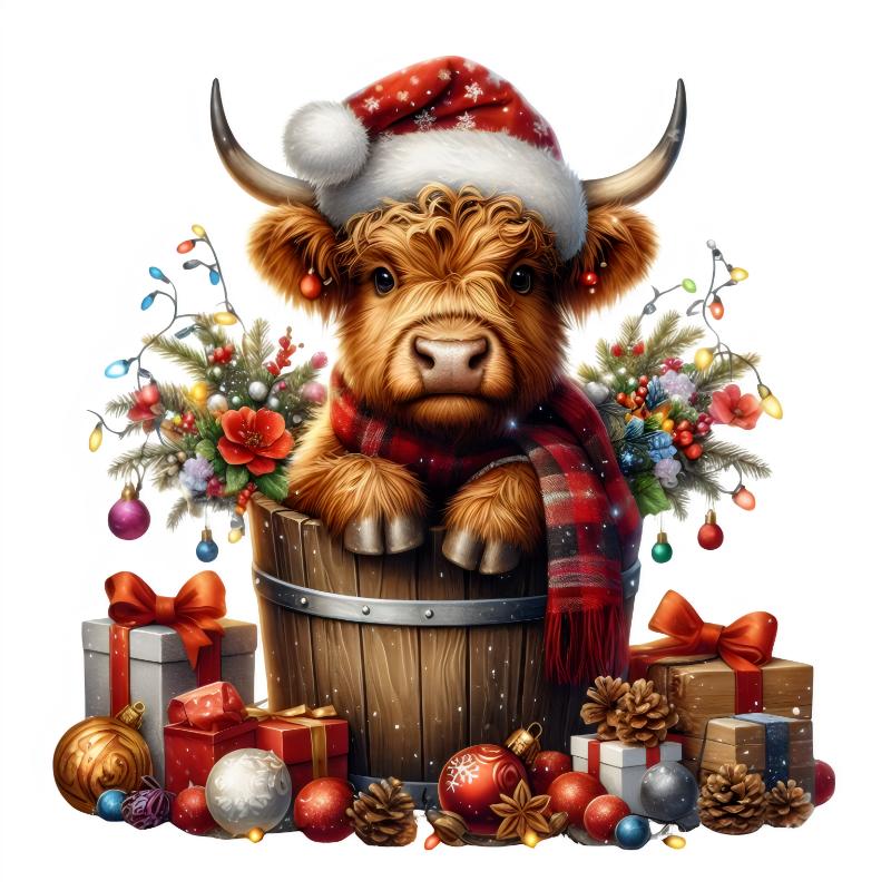 Heat transfers Iron on stickers  Chrismas winter 1038 for Tshirts Iron on Decal Patches Stickers Clothes Hat Pillows DIY Crafts