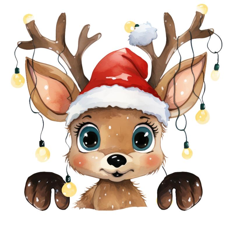 Heat transfers Iron on stickers  Chrismas winter 1028 for Tshirts Iron on Decal Patches Stickers Clothes Hat Pillows DIY Crafts