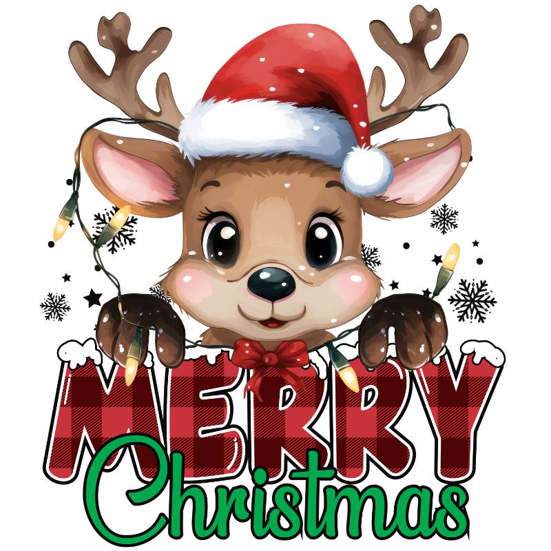 Heat transfers Iron on stickers  Chrismas winter 1021 for Tshirts Iron on Decal Patches Stickers Clothes Hat Pillows DIY Crafts