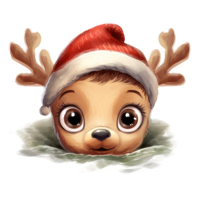 Heat transfers Iron on stickers  Chrismas winter 1012 for Tshirts Iron on Decal Patches Stickers Clothes Hat Pillows DIY Crafts