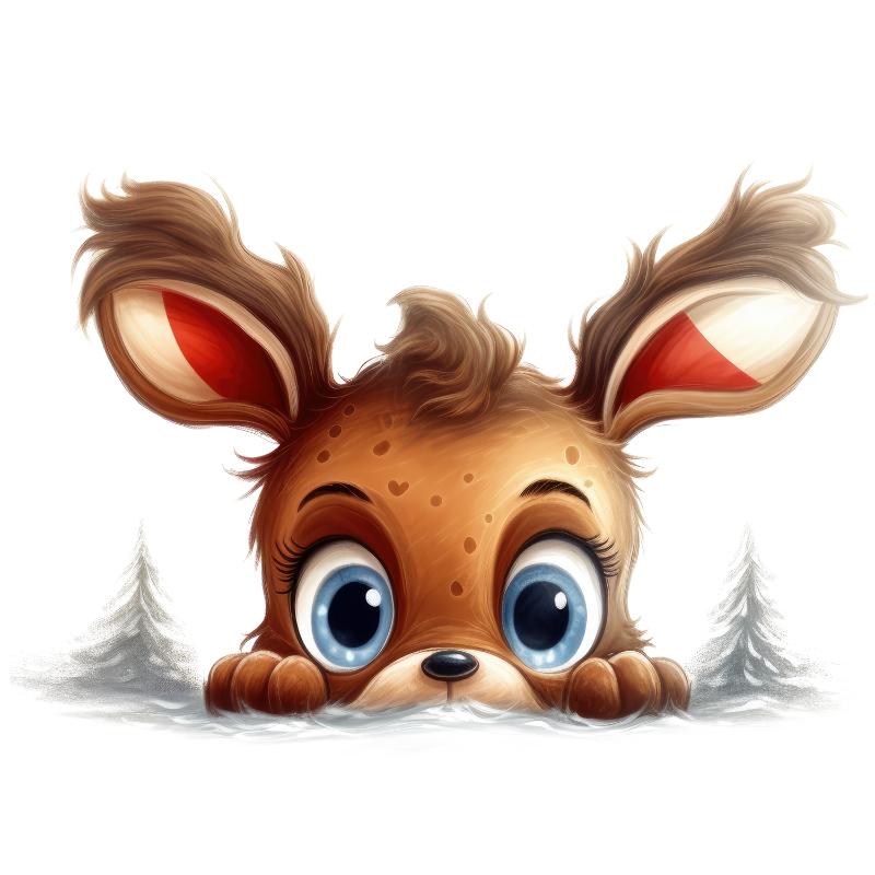 Heat transfers Iron on stickers  Chrismas winter 1008 for Tshirts Iron on Decal Patches Stickers Clothes Hat Pillows DIY Crafts