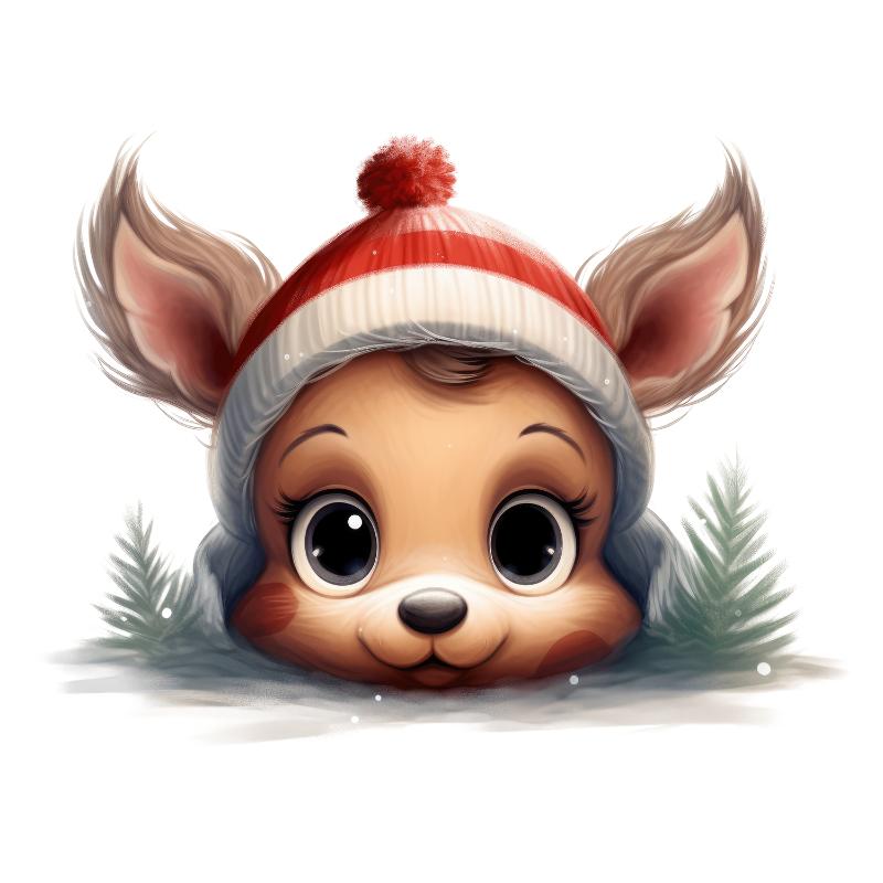 Heat transfers Iron on stickers  Chrismas winter 1005 for Tshirts Iron on Decal Patches Stickers Clothes Hat Pillows DIY Crafts