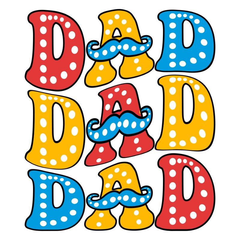 Heat transfers Iron on stickers  father dad papa 116 for Tshirts Iron on Decal Patches Stickers Clothes Hat Pillows DIY Crafts