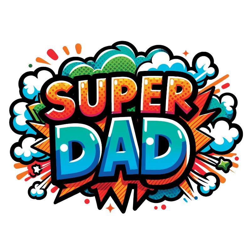 Heat transfers Iron on stickers  father dad papa 107 for Tshirts Iron on Decal Patches Stickers Clothes Hat Pillows DIY Crafts