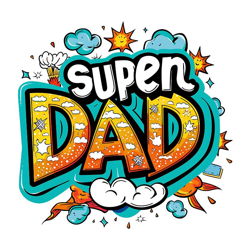 Heat transfers Iron on stickers  father dad papa 95 for Tshirts Iron on Decal Patches Stickers Clothes Hat Pillows DIY Crafts