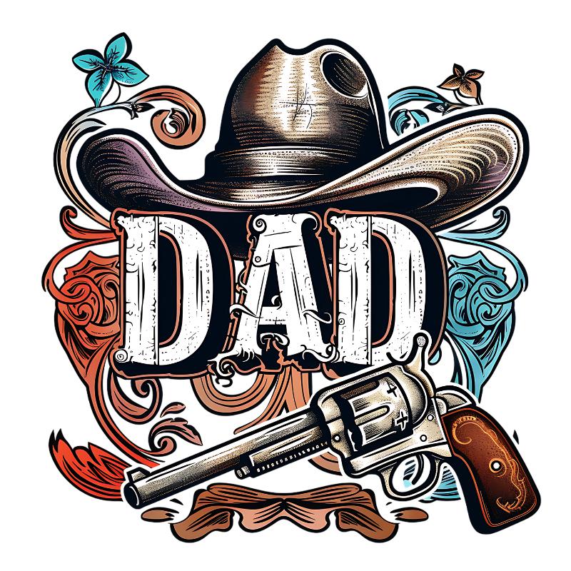 Heat transfers Iron on stickers  father dad papa 90 for Tshirts Iron on Decal Patches Stickers Clothes Hat Pillows DIY Crafts