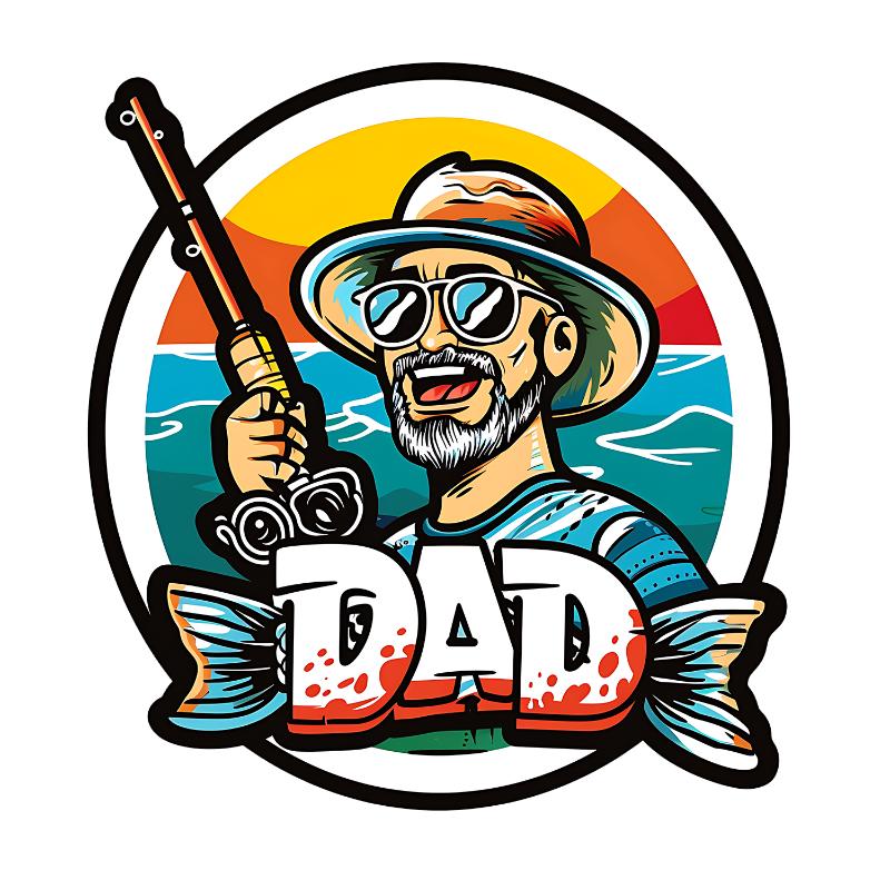 Heat transfers Iron on stickers  father dad papa 89 for Tshirts Iron on Decal Patches Stickers Clothes Hat Pillows DIY Crafts