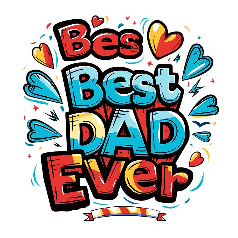 Heat transfers Iron on stickers  father dad papa 87 for Tshirts Iron on Decal Patches Stickers Clothes Hat Pillows DIY Crafts
