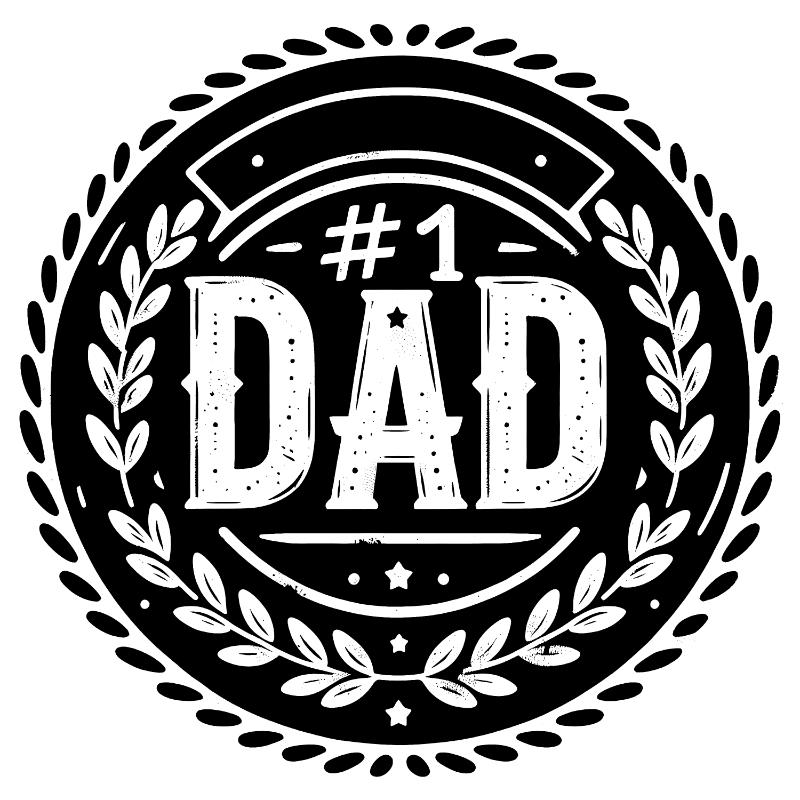 Heat transfers Iron on stickers  father dad papa 81 for Tshirts Iron on Decal Patches Stickers Clothes Hat Pillows DIY Crafts