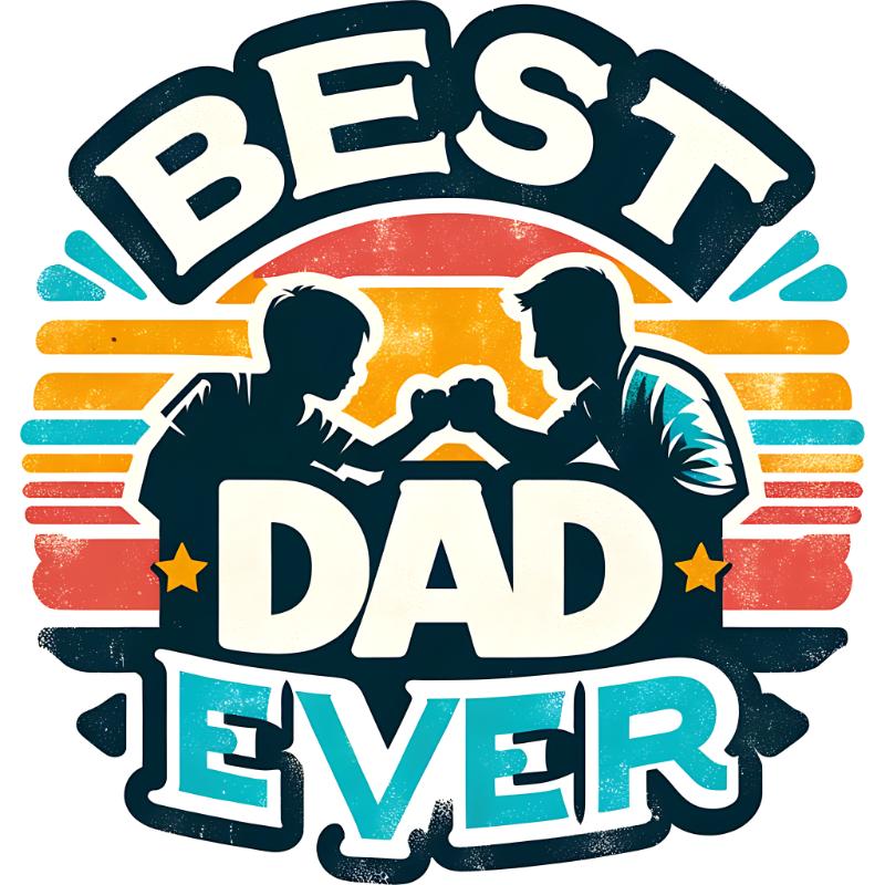 Heat transfers Iron on stickers  father dad papa 76 for Tshirts Iron on Decal Patches Stickers Clothes Hat Pillows DIY Crafts
