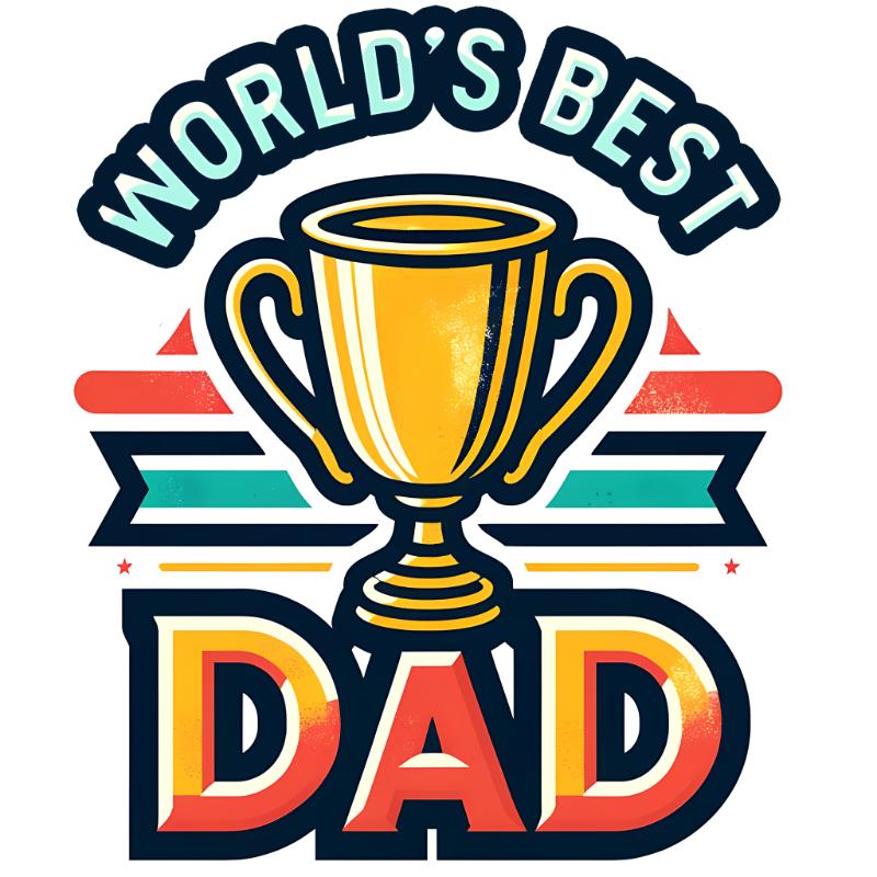 Heat transfers Iron on stickers  father dad papa 73 for Tshirts Iron on Decal Patches Stickers Clothes Hat Pillows DIY Crafts