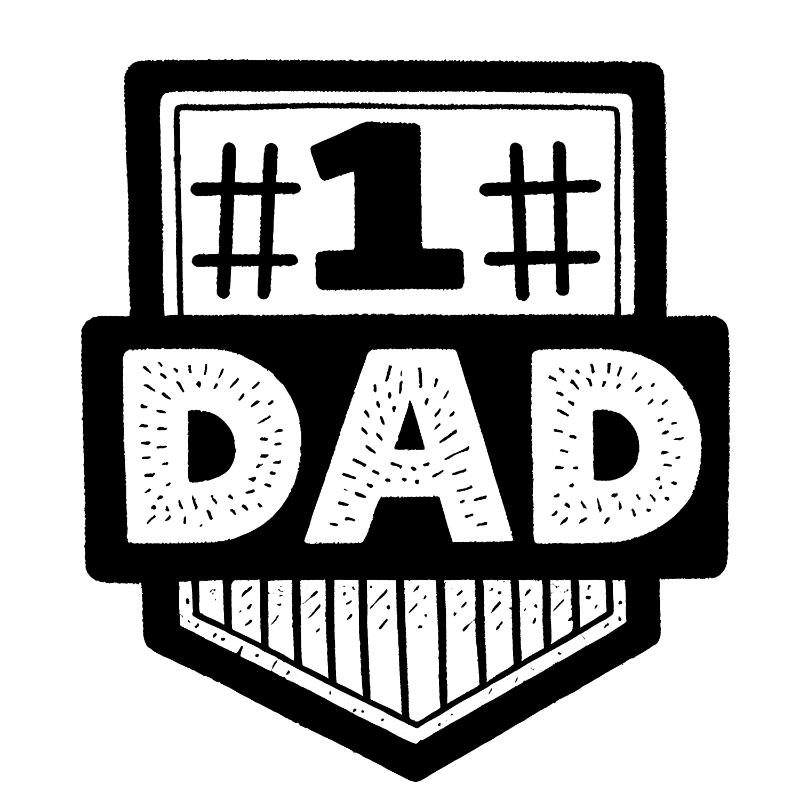 Heat transfers Iron on stickers  father dad papa 70 for Tshirts Iron on Decal Patches Stickers Clothes Hat Pillows DIY Crafts