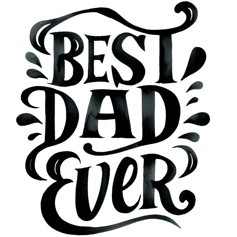 Heat transfers Iron on stickers  father dad papa 63 for Tshirts Iron on Decal Patches Stickers Clothes Hat Pillows DIY Crafts