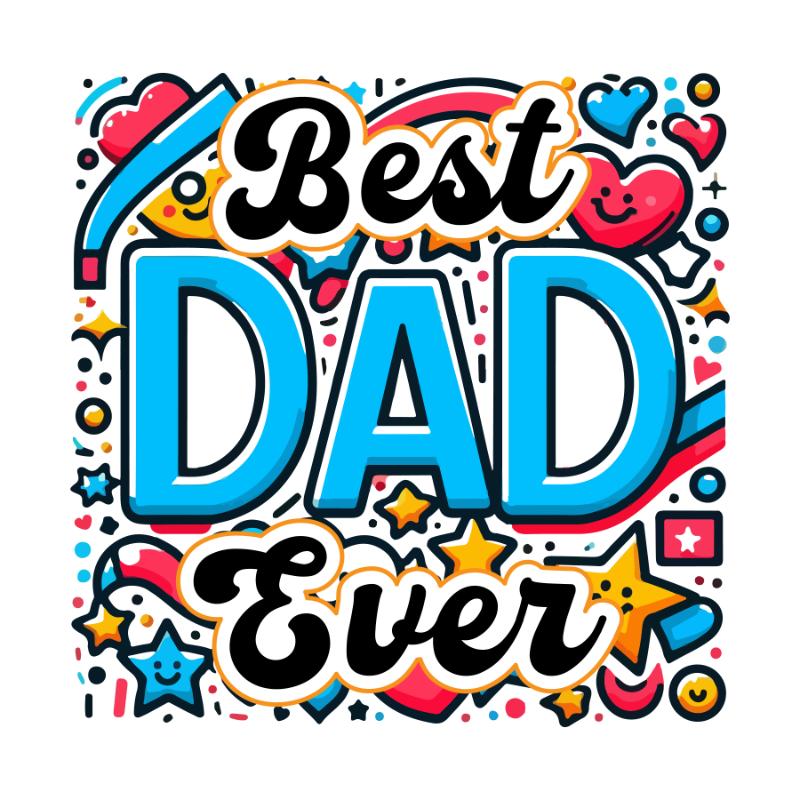 Heat transfers Iron on stickers  father dad papa 59 for Tshirts Iron on Decal Patches Stickers Clothes Hat Pillows DIY Crafts