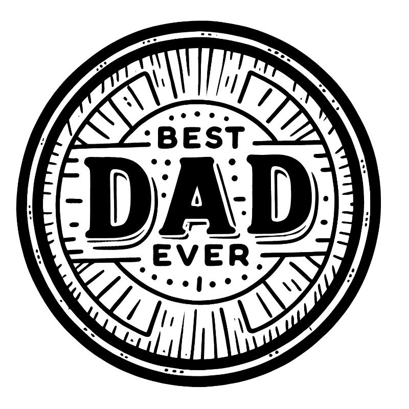 Heat transfers Iron on stickers  father dad papa 57 for Tshirts Iron on Decal Patches Stickers Clothes Hat Pillows DIY Crafts
