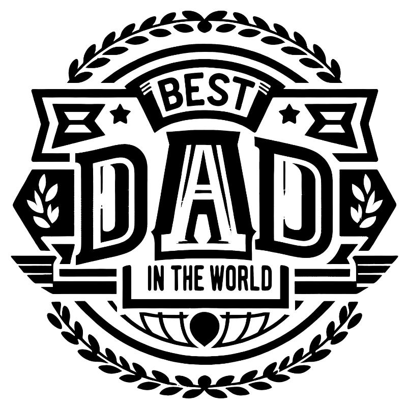 Heat transfers Iron on stickers  father dad papa 33 for Tshirts Iron on Decal Patches Stickers Clothes Hat Pillows DIY Crafts