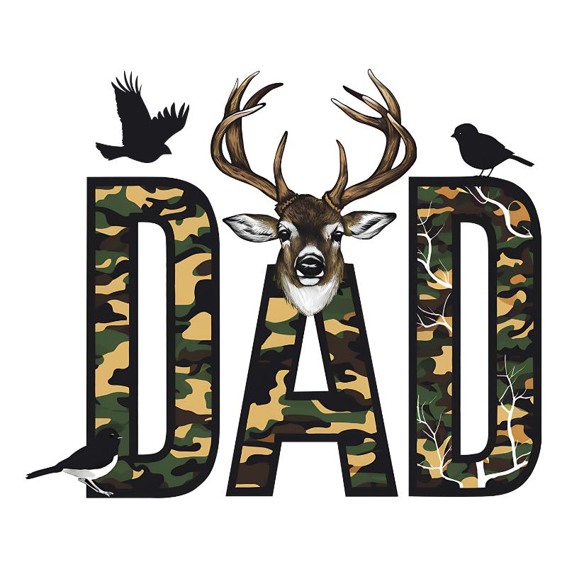 Heat transfers Iron on stickers  father dad papa 31 for Tshirts Iron on Decal Patches Stickers Clothes Hat Pillows DIY Crafts