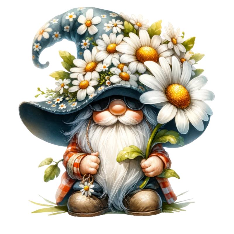 UV DTF decal Stickers cup wraps small decals Gnome Elf Dwarf 9 for Cup, glass, mugs, phone case, car, computer, furniture decals, DIY stickers UV DTF Transfer stickers wraps DIY Crafts