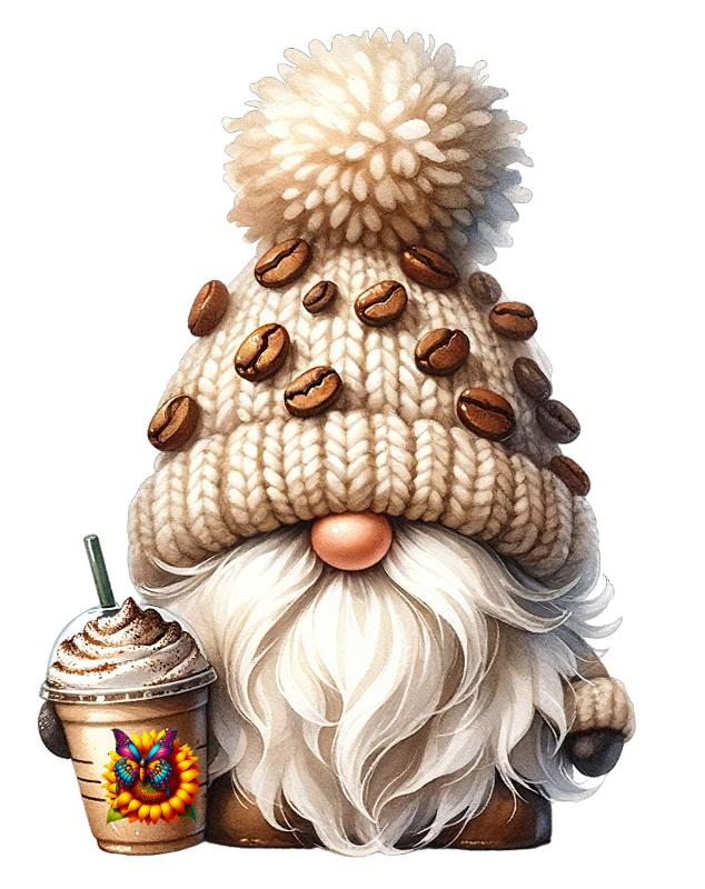 Heat transfers Iron on stickers  Gnome Elf Dwarf 81 for Tshirts Iron on Decal Patches Stickers Clothes Hat Pillows DIY Crafts