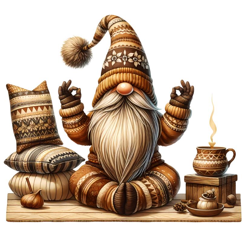 UV DTF decal Stickers cup wraps small decals Gnome Elf Dwarf 2172 for Cup, glass, mugs, phone case, car, computer, furniture decals, DIY stickers UV DTF Transfer stickers wraps DIY Crafts