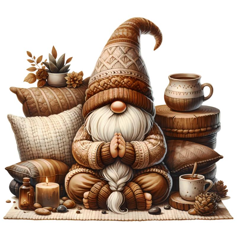 UV DTF decal Stickers cup wraps small decals Gnome Elf Dwarf 2171 for Cup, glass, mugs, phone case, car, computer, furniture decals, DIY stickers UV DTF Transfer stickers wraps DIY Crafts