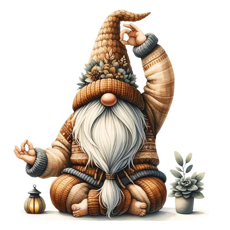 UV DTF decal Stickers cup wraps small decals Gnome Elf Dwarf 2169 for Cup, glass, mugs, phone case, car, computer, furniture decals, DIY stickers UV DTF Transfer stickers wraps DIY Crafts