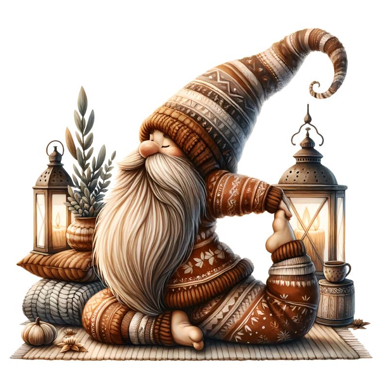 UV DTF decal Stickers cup wraps small decals Gnome Elf Dwarf 2168 for Cup, glass, mugs, phone case, car, computer, furniture decals, DIY stickers UV DTF Transfer stickers wraps DIY Crafts