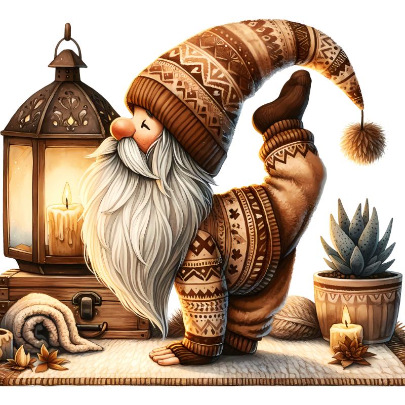 UV DTF decal Stickers cup wraps small decals Gnome Elf Dwarf 2167 for Cup, glass, mugs, phone case, car, computer, furniture decals, DIY stickers UV DTF Transfer stickers wraps DIY Crafts