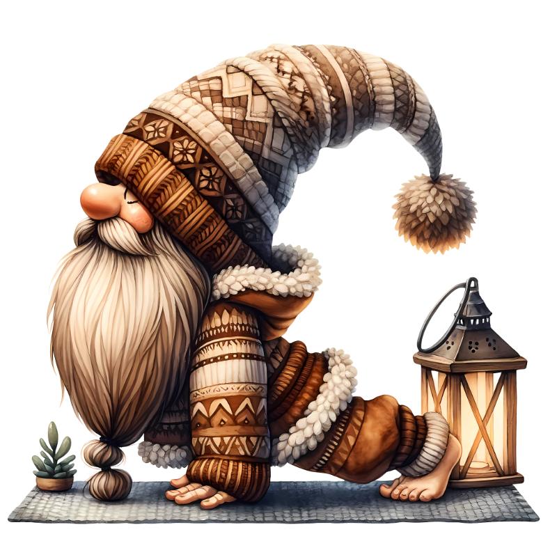 UV DTF decal Stickers cup wraps small decals Gnome Elf Dwarf 2164 for Cup, glass, mugs, phone case, car, computer, furniture decals, DIY stickers UV DTF Transfer stickers wraps DIY Crafts