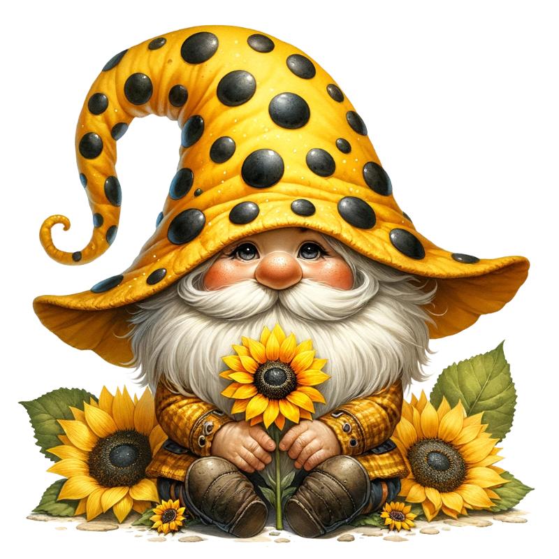 UV DTF decal Stickers cup wraps small decals Gnome Elf Dwarf 2161 for Cup, glass, mugs, phone case, car, computer, furniture decals, DIY stickers UV DTF Transfer stickers wraps DIY Crafts