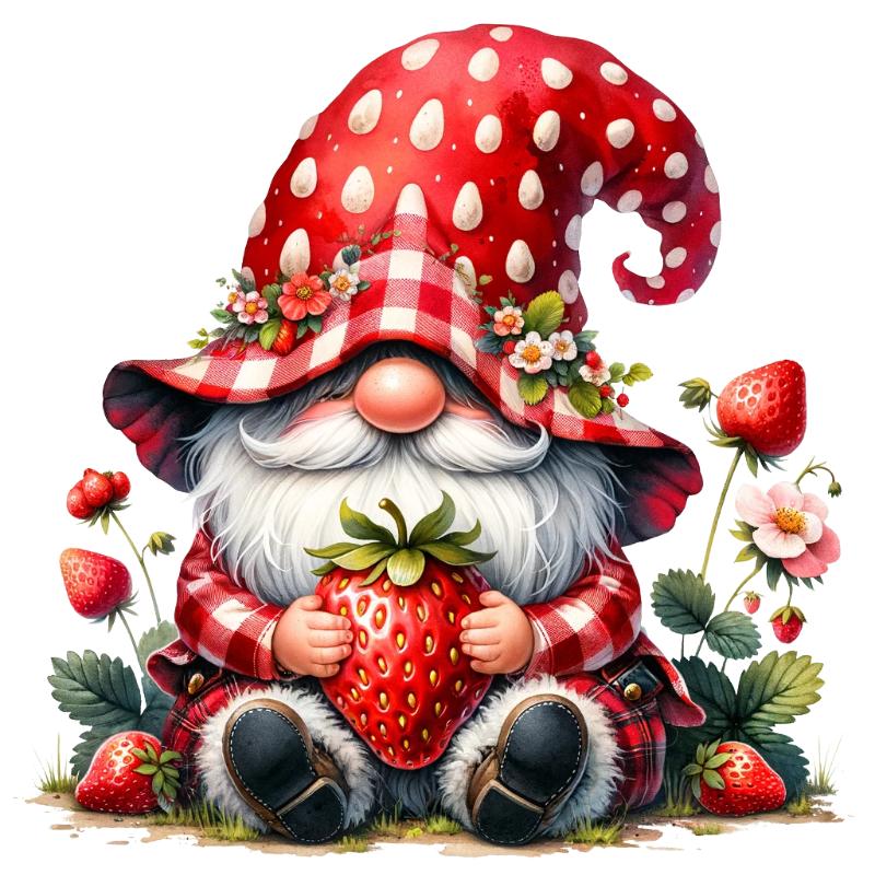 UV DTF decal Stickers cup wraps small decals Gnome Elf Dwarf 2158 for Cup, glass, mugs, phone case, car, computer, furniture decals, DIY stickers UV DTF Transfer stickers wraps DIY Crafts