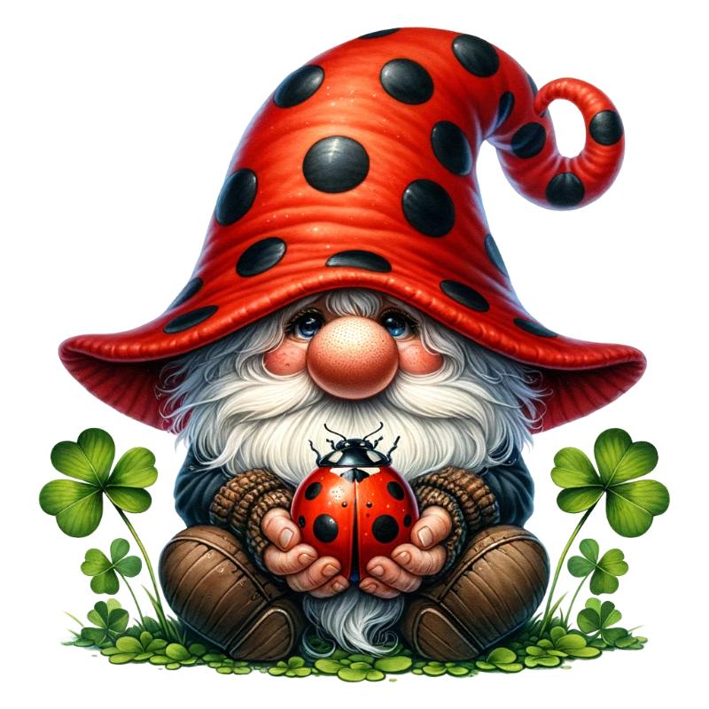 UV DTF decal Stickers cup wraps small decals Gnome Elf Dwarf 2154 for Cup, glass, mugs, phone case, car, computer, furniture decals, DIY stickers UV DTF Transfer stickers wraps DIY Crafts