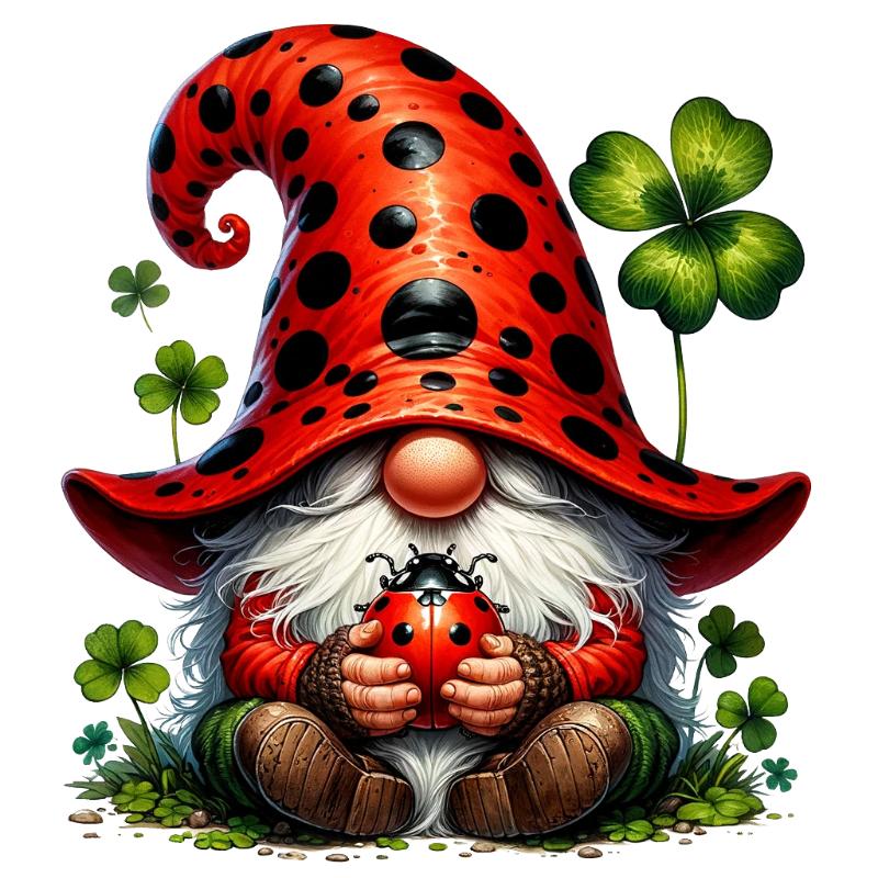 UV DTF decal Stickers cup wraps small decals Gnome Elf Dwarf 2152 for Cup, glass, mugs, phone case, car, computer, furniture decals, DIY stickers UV DTF Transfer stickers wraps DIY Crafts