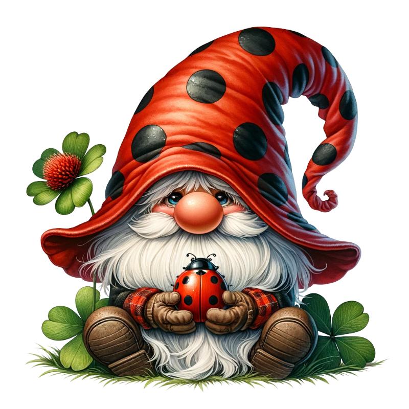 UV DTF decal Stickers cup wraps small decals Gnome Elf Dwarf 2150 for Cup, glass, mugs, phone case, car, computer, furniture decals, DIY stickers UV DTF Transfer stickers wraps DIY Crafts