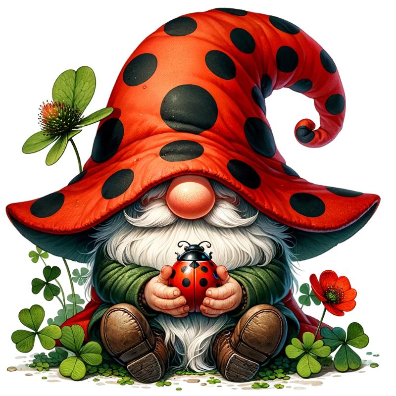 UV DTF decal Stickers cup wraps small decals Gnome Elf Dwarf 2144 for Cup, glass, mugs, phone case, car, computer, furniture decals, DIY stickers UV DTF Transfer stickers wraps DIY Crafts