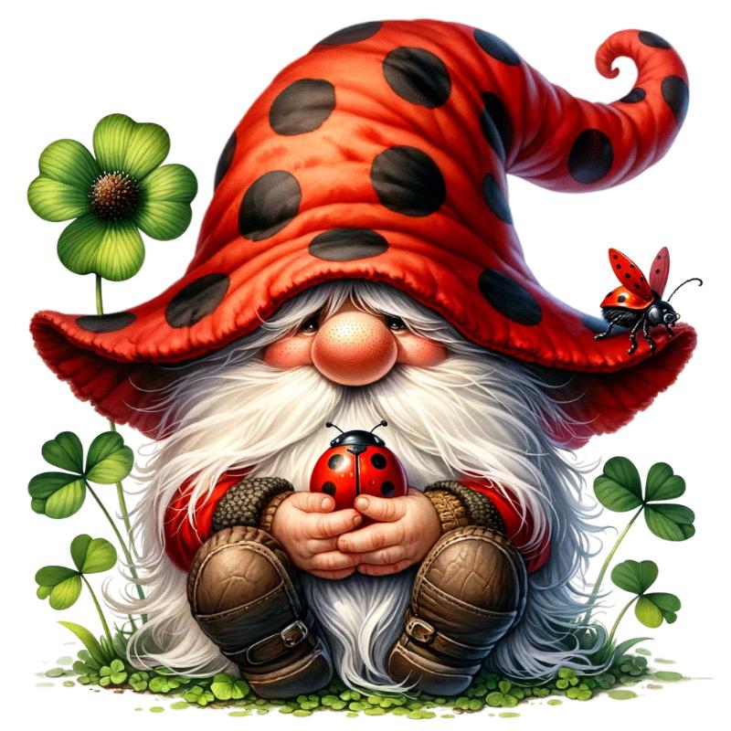 UV DTF decal Stickers cup wraps small decals Gnome Elf Dwarf 2142 for Cup, glass, mugs, phone case, car, computer, furniture decals, DIY stickers UV DTF Transfer stickers wraps DIY Crafts