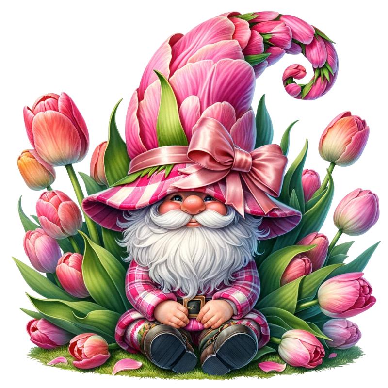 UV DTF decal Stickers cup wraps small decals Gnome Elf Dwarf 2130 for Cup, glass, mugs, phone case, car, computer, furniture decals, DIY stickers UV DTF Transfer stickers wraps DIY Crafts