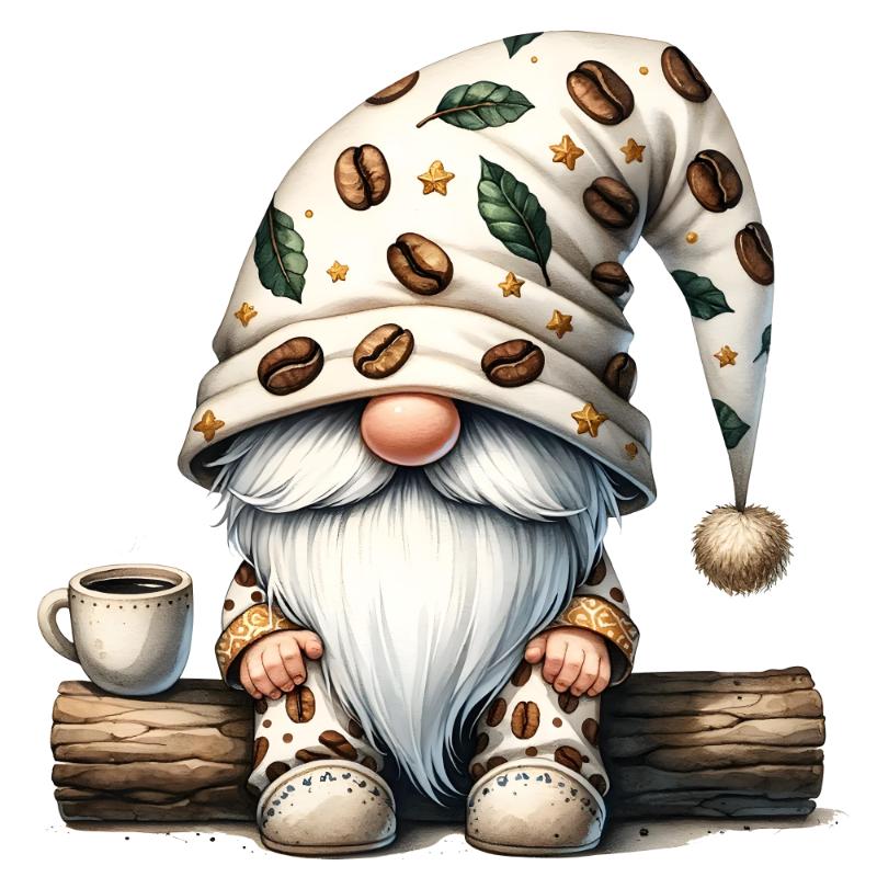 UV DTF decal Stickers cup wraps small decals Gnome Elf Dwarf 2128 for Cup, glass, mugs, phone case, car, computer, furniture decals, DIY stickers UV DTF Transfer stickers wraps DIY Crafts