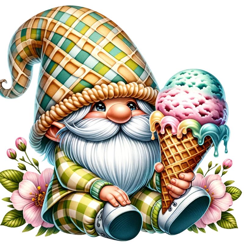 UV DTF decal Stickers cup wraps small decals Gnome Elf Dwarf 2119 for Cup, glass, mugs, phone case, car, computer, furniture decals, DIY stickers UV DTF Transfer stickers wraps DIY Crafts