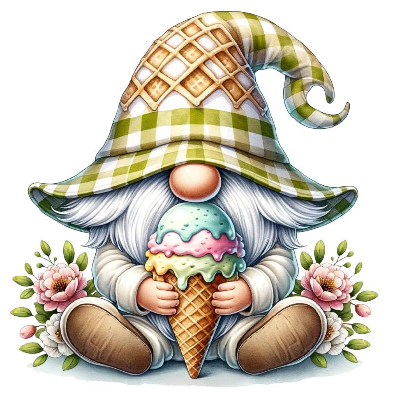 UV DTF decal Stickers cup wraps small decals Gnome Elf Dwarf 2114 for Cup, glass, mugs, phone case, car, computer, furniture decals, DIY stickers UV DTF Transfer stickers wraps DIY Crafts